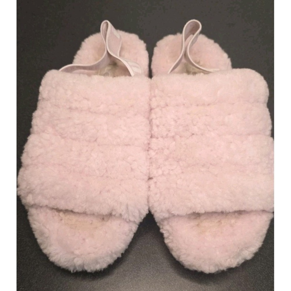 UGG Australia Fluff Yeah Women 7 Slide Sandal Strap Back House Shoe Cozzy Lounge - Picture 5 of 6